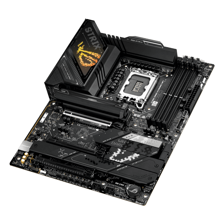 ASUS ROG STRIX Z890-H GAMING WIFI  ATX Motherboard, Intel Socket LGA1851, 4x DIMM slots, max. 256GB, DDR5, 4x M.2 slots and 4 x SATA 6Gb/s ports, Pcie 5.0, GEN 5, Wi-Fi 7, Bluetooth v5.4, Black | 90MB1K20-M0EAY0 thumbnail 7