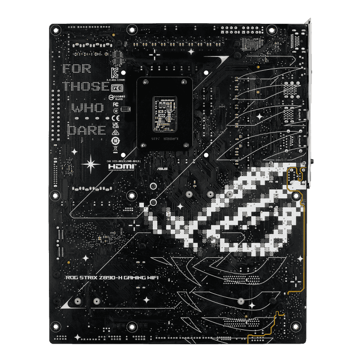 ASUS ROG STRIX Z890-H GAMING WIFI  ATX Motherboard, Intel Socket LGA1851, 4x DIMM slots, max. 256GB, DDR5, 4x M.2 slots and 4 x SATA 6Gb/s ports, Pcie 5.0, GEN 5, Wi-Fi 7, Bluetooth v5.4, Black | 90MB1K20-M0EAY0 thumbnail 10