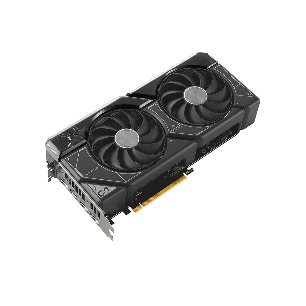 ASUS Dual GeForce RTX 4070 OC Edition Graphics Card, 12GB GDDR6X 192-bit Memory, 2520 MHz Engine Clock, 5888 CUDA Cores, 21 Gbps Memory Speed, PCI Express 4.0, 1x HDMI / 3xDP | 90YV0IZ2-M0NA00 thumbnail 3