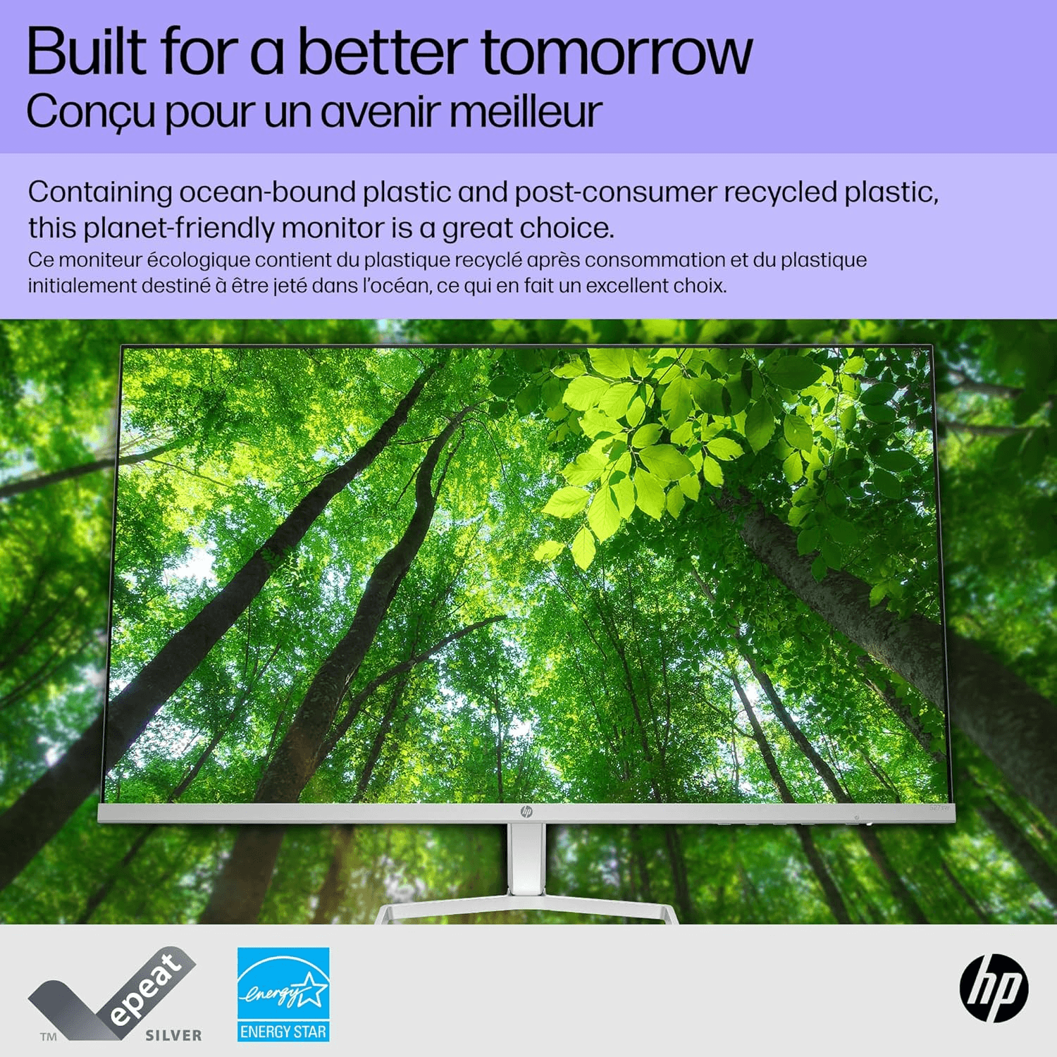 HP 527sw Series 5 Display 27 Inch Monitor, FHD (1920 x 1080), IPS Panel, 99% sRGB, 1500:1 Contrast Ratio, 300 nits, 100 Hz, HP Eye Ease with Eyesafe Certification, 99% sRGB Color Gamut |  94F46AS thumbnail 7