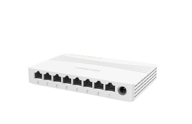 Hikvision DS-3E0508D-E 8 Port Gigabit Unmanaged Desktop Switch, 8x 10/100/1000 Mbps Ethernet Ports thumbnail 1