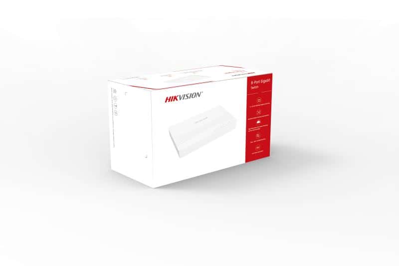 Hikvision DS-3E0508D-E 8 Port Gigabit Unmanaged Desktop Switch, 8x 10/100/1000 Mbps Ethernet Ports thumbnail 2