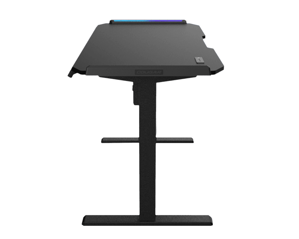 COUGAR E-DEIMUS 120 Electric Gaming Desk, 1200mm, Adjustable Height, 4 Memory Presets, Dual-Sided RGB Lighting, Integrated I/O & Cable Management | 3M1203SB.0003 thumbnail 5