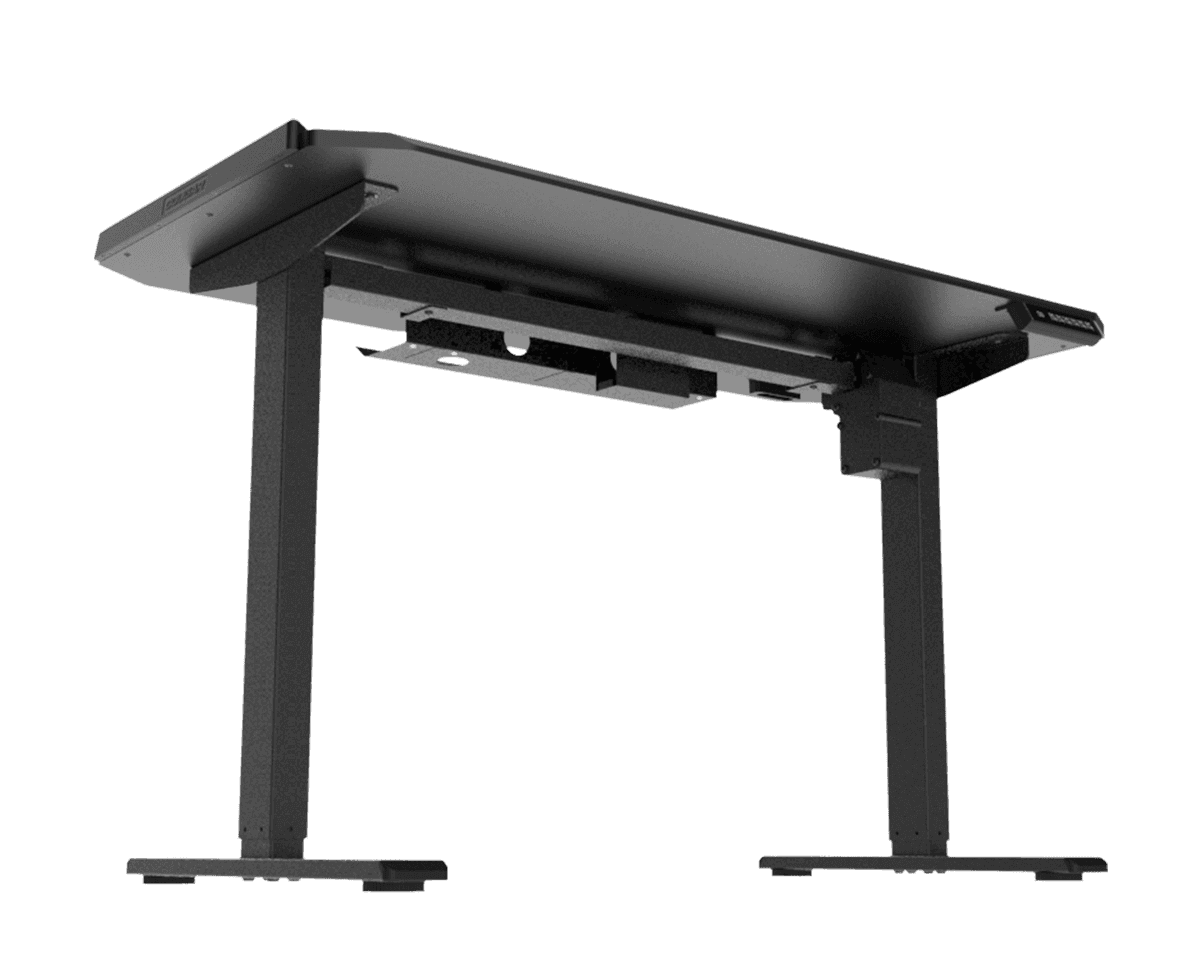 COUGAR E-DEIMUS 120 Electric Gaming Desk, 1200mm, Adjustable Height, 4 Memory Presets, Dual-Sided RGB Lighting, Integrated I/O & Cable Management | 3M1203SB.0003 thumbnail 2