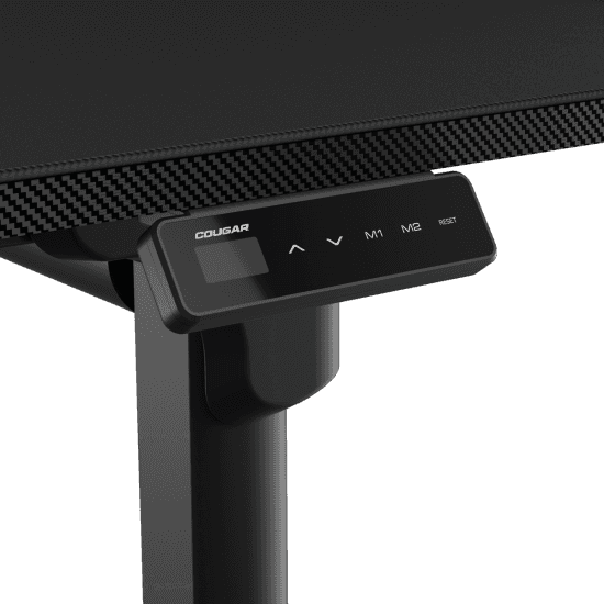 Cougar E-GRAV 180 Electric Gaming Desk, 180 x 80cm, Dual Motor Height Adjustment, 2 Memory Presets, Full Desk Mousepad | 3MGRV5WB.0001 thumbnail 7