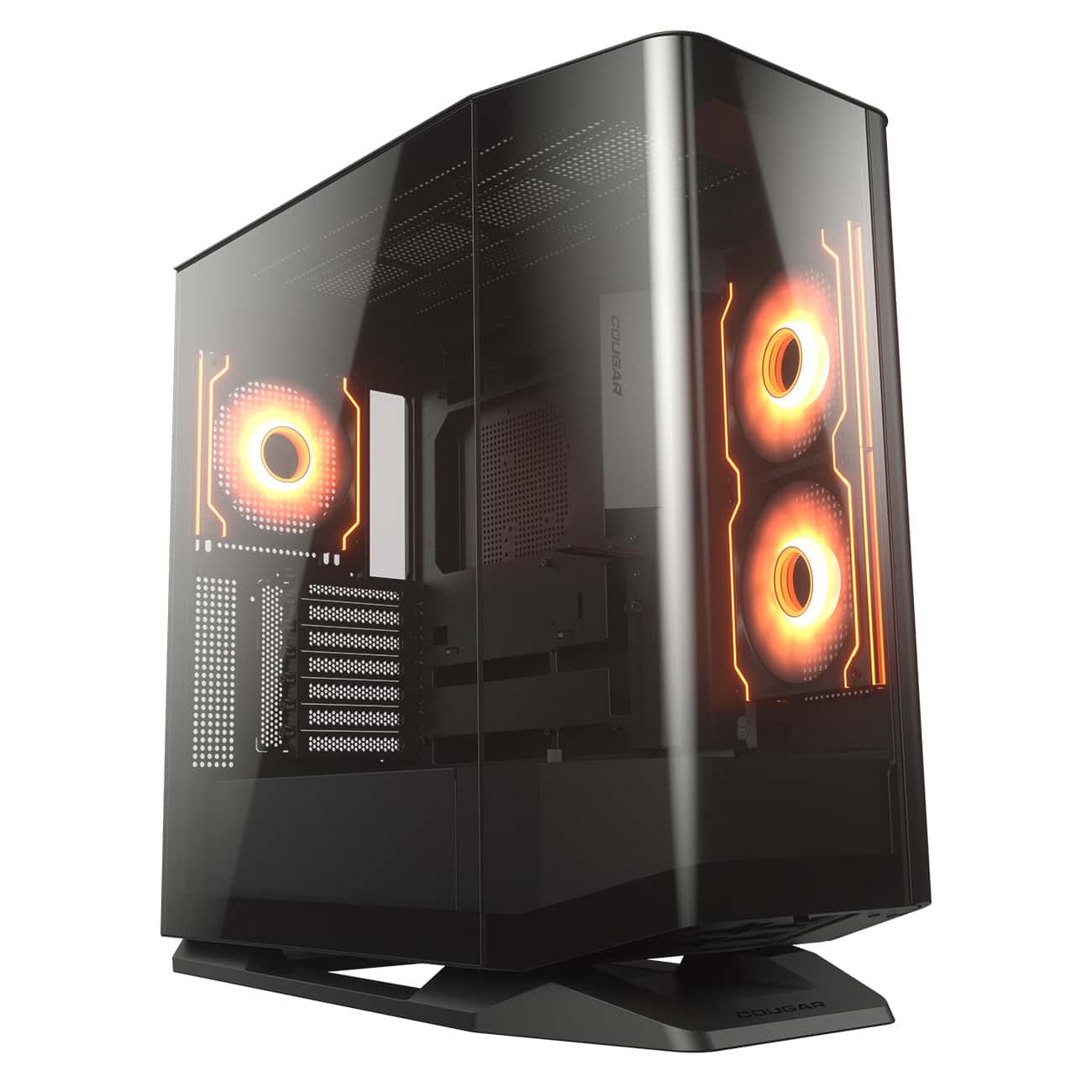 Cougar FV270 RGB Mid Tower Case, 4x Pre-installed Fans. Supports E-ATX Motherboard, 360mm Radiator, 420mm GPUs |  3858M60.0005 thumbnail 1