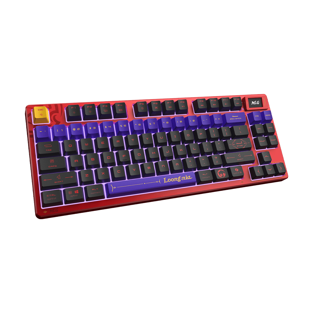 MSI Forge TKL Wireless MLG Edition Gaming Keyboard-Mechanical Linear Switches, Dye-Sublimated PBT Keycaps, Anti-Slip Base, RGB, USB 2.0, Bluetooth, 2.4 GHz | S11-43CEW01-HH9 thumbnail 5