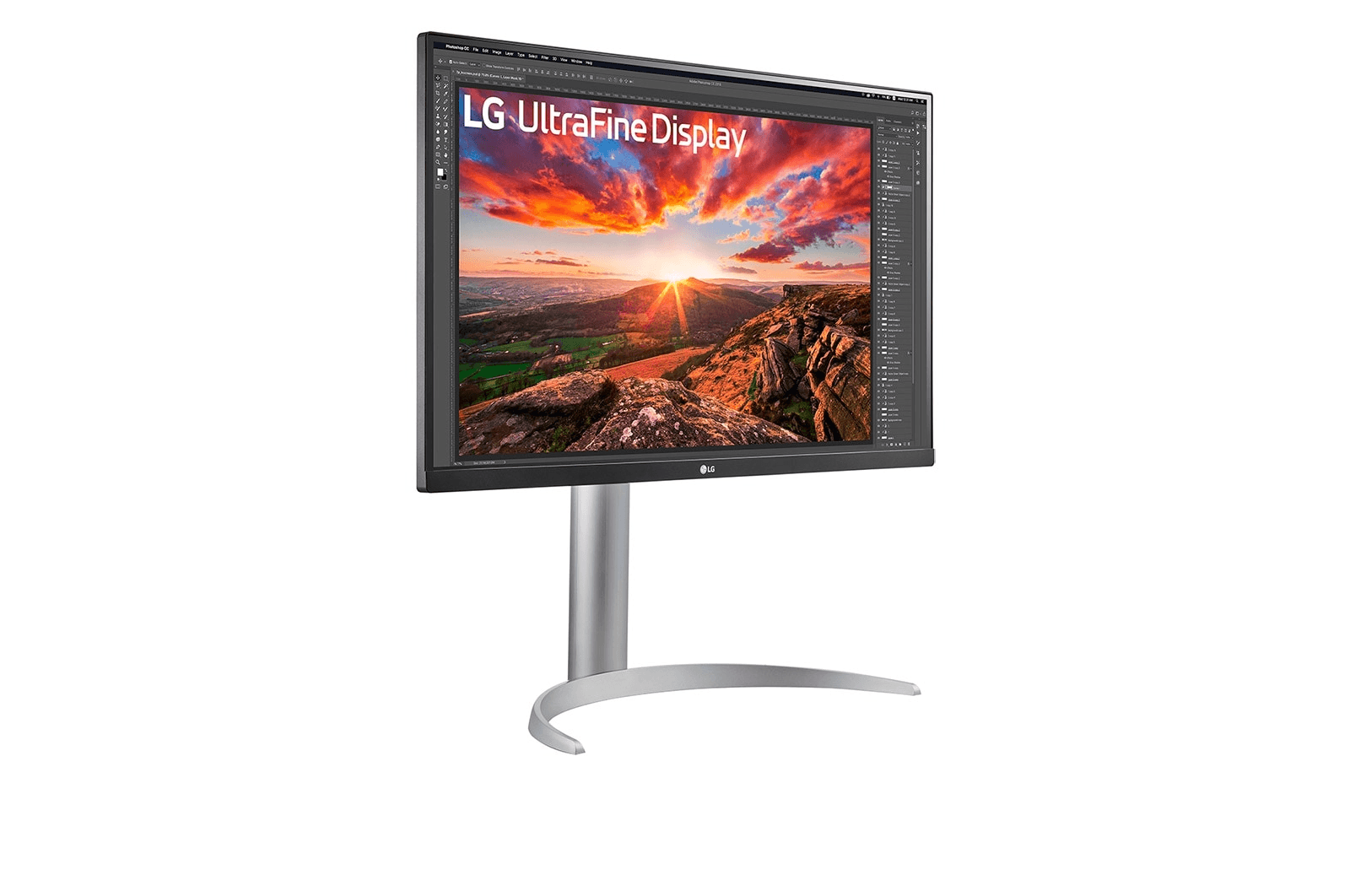 LG 27UP850K-W 27-inch UHD 4K IPS Monitor with VESA DisplayHDR™ 400, 3840 x 2160 60Hz, 5ms (GtG at Faster), IPS, DCI-P3 95% (Typ.), Tilt, height and pivot adjustable stand thumbnail 6