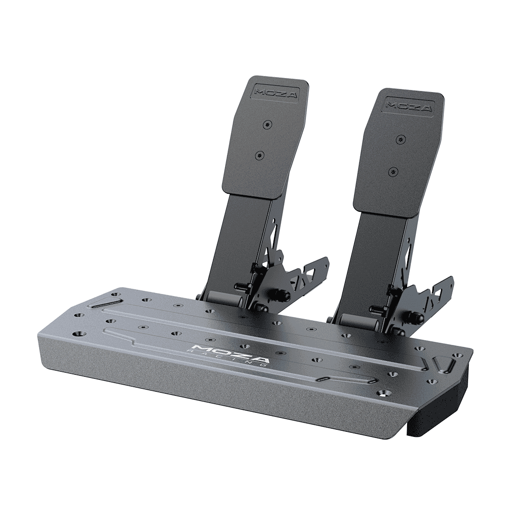 MOZA R5 Direct Drive Racing Simulator Bundle, 5.5 Nm Torque, ES Steering Wheel, Adjustable Pedals, Microfiber Leather thumbnail 3