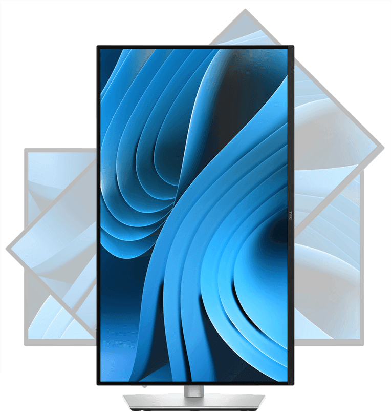 Dell  P2725QE Pro 27 Plus 4K USB-C Hub Monitor, 27 Inch IPS 4K UHD (3840 x 2160), 5ms GTG (Fast), 90W Power Delivery, RJ45 Ethernet port, 1GbE, Fully Adjustable Stand thumbnail 2