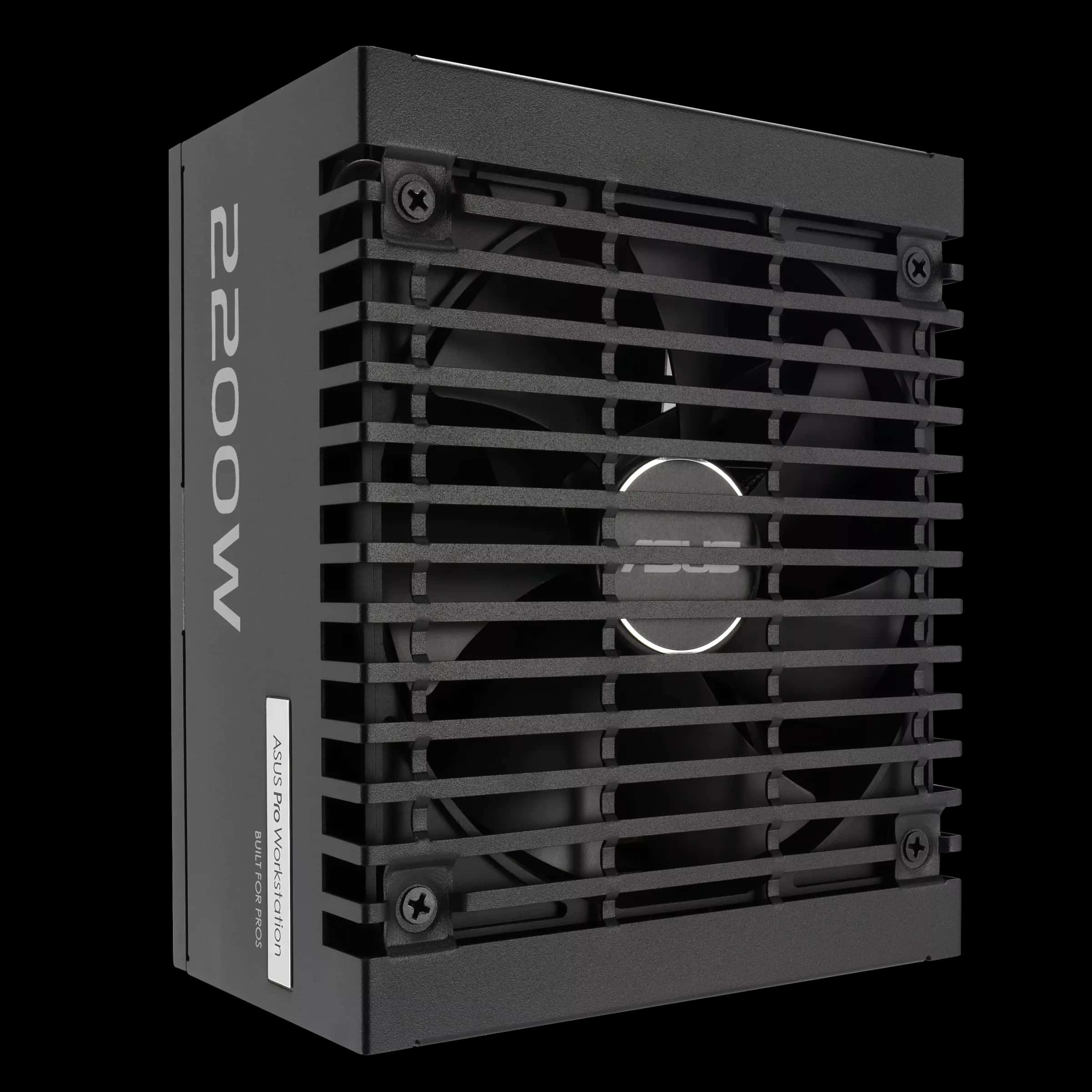 ASUS Pro WS 2200W Platinum Power Supply (PSU), Heavy-duty PSU, ATX 3.1 Compatible, PCIe 5.1 ready, 80 PLUS Platinum, Dual-ball fan bearings, up to 4x NVIDIA GeForce RTX 5080 Graphics Cards | 90YE00Z1-B0NA00 thumbnail 8