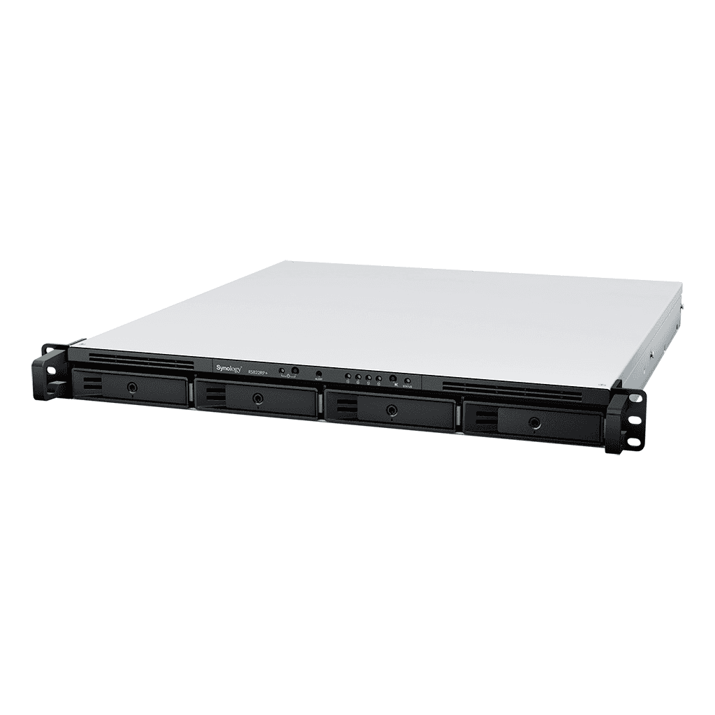 Synology RackStation RS822+ 4-Bay NAS Enclosure, AMD Ryzen V1500B Quad-Core 2.2GHz, 2GB DDR4 RAM, Diskless, 4 x Gigabit ETH, PCIe Gen 3.0, 4 x 3.5/2.5" SATA Drive Bays, Single PSU, Black | RS822+ thumbnail 4