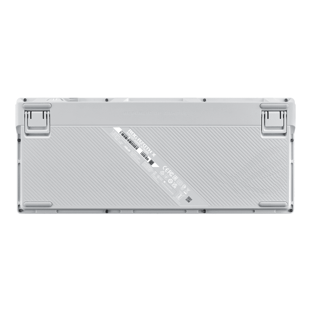 ASUS ROG Azoth X Wireless White Gaming Keyboard, 75% Gasket Mount, Special Dye-sublimated Keycaps, 5-Layer Dampening, Hot-Swap ROG NX V2 Switches, Stellar Keycaps | 90MP044F-BKCA30 thumbnail 6