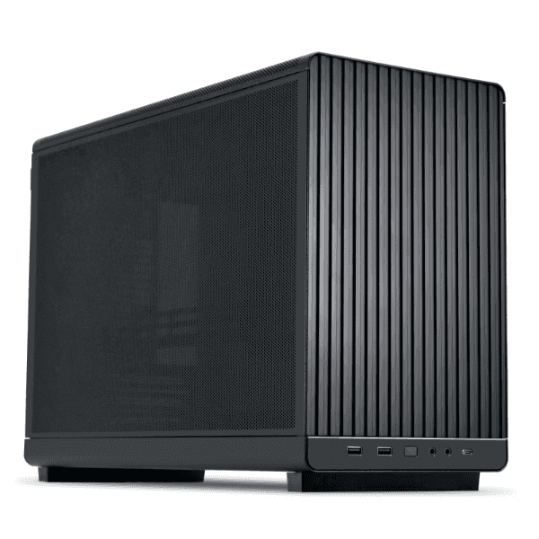 LIAN LI DAN A3-MATX BLACK SMALL CASE - M-ATX/MINI-ITX (STEEL INSIDE,SIDE MESH PANEL) G99.A3X.00 thumbnail 1