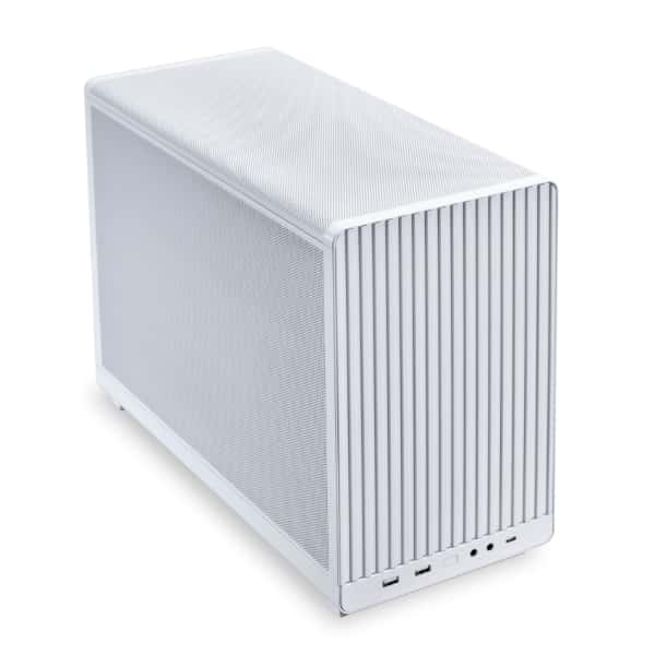 LIAN LI DAN A3-MATX WHITE SMALL CASE-M-ATX/MINI-ITX (STEEL INSIDE, SIDE MESH PANEL) thumbnail 2