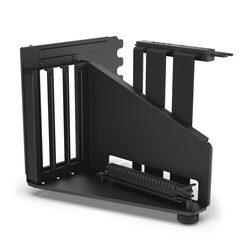 NZXT Vertical GPU Mounting Kit, Steel GPU Bracket & 175 mm PCIe Gen 4 Riser Cable, Fits perfectly with NZXT H5, H7 and H9 Series | AB-RH175-B1 thumbnail 1