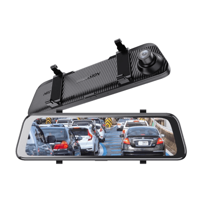 Hikvision N6Pro Full HD Rearview Mirror Car Dash Camera, Dual way solution, 1440P high resolution(Main Camera) and 1080P(Rear Camera), 12.27 inch touch screen, Reversing assistance, Dash Cam thumbnail 2