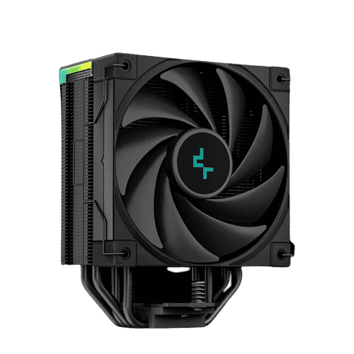 DeepCool AK400 DIGITAL  Single-Tower CPU Air Cooler, 120mm FDB PWM Fan, 1850 RPM Speed & 68.99 CFM Airflow, Digital Statues Display, 4 HeatPipes, TDP 220W, ARGB LED Strips, Black | AK400-BKADMN-G thumbnail 2