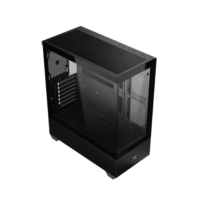 Xigmatek Alphard E-ATX ARGB Case, Tempered Glass, 9x Fans Supports, MoBo Upto E-ATX, GPU Upto 410mm, Cooler Upto 360mm, Black | EN43802 thumbnail 4