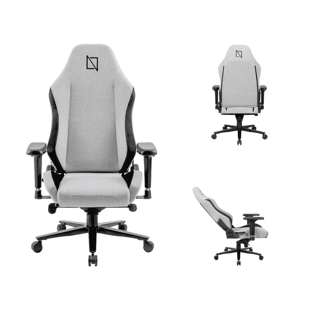NAVO APEX CORE Gaming Chair, Breathable and Comfortable SoftKnit Fabric, Backrest Recline: 90-135??, Ideal For Gamers, Office Workers | GREY thumbnail 6