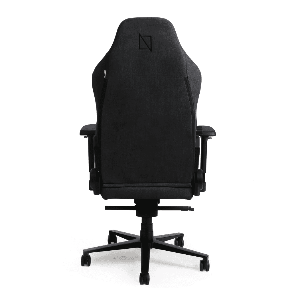 NAVO APEX Premium Ergonomic Soft Fabric Gaming Chair, Memory Foam Pillows, Magnetic Headrest & Integrated Lumbar Support | Carbon Black thumbnail 2