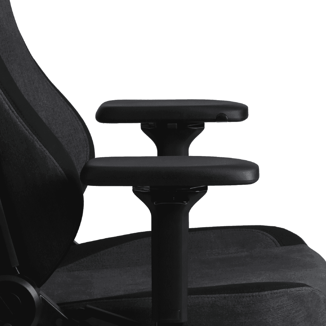 NAVO APEX Premium Ergonomic Soft Fabric Gaming Chair, Memory Foam Pillows, Magnetic Headrest & Integrated Lumbar Support | Carbon Black thumbnail 3