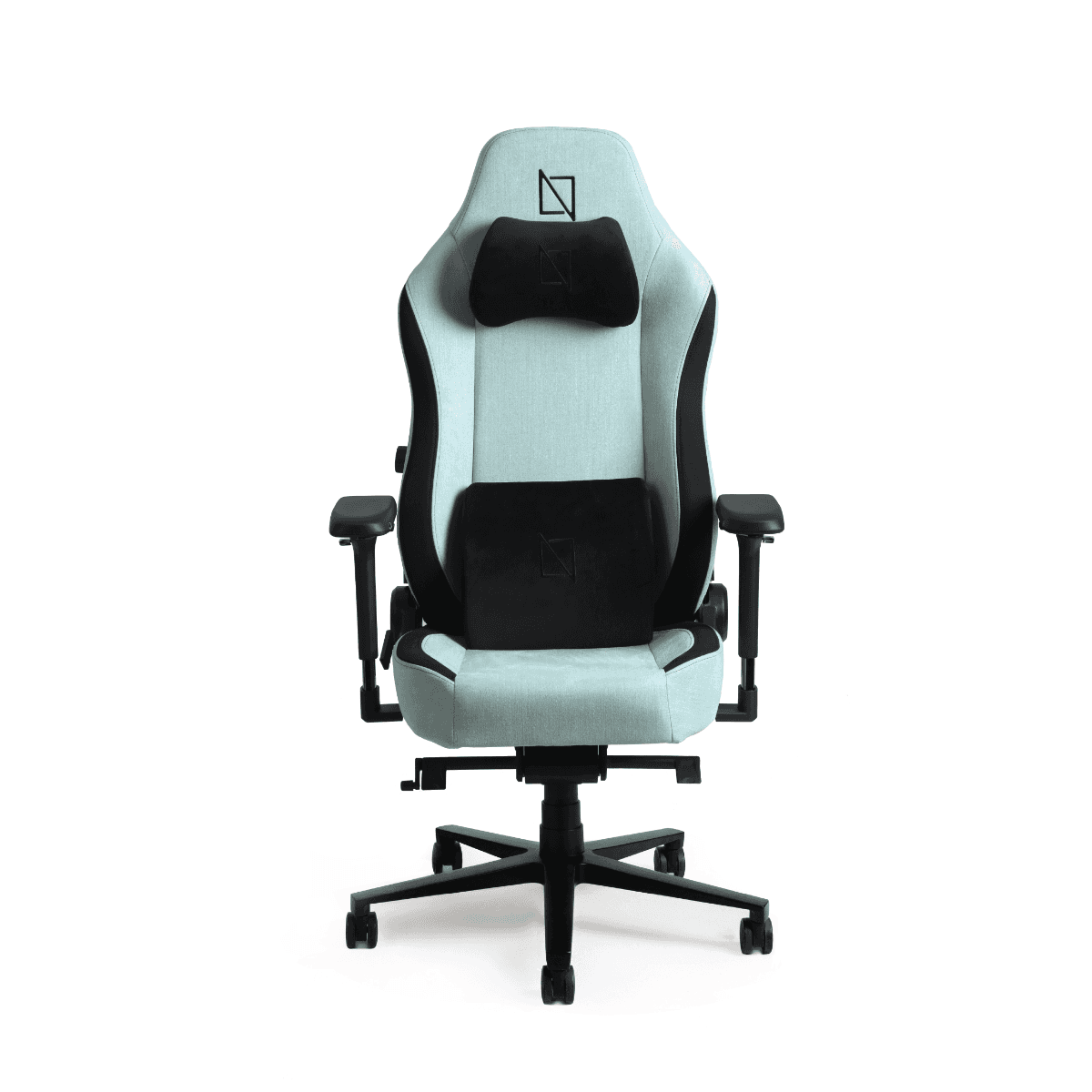 NAVO APEX Premium Ergonomic Soft Fabric Gaming Chair, Memory Foam Pillows, Magnetic Headrest & Integrated Lumbar Support |Mint Green thumbnail 2