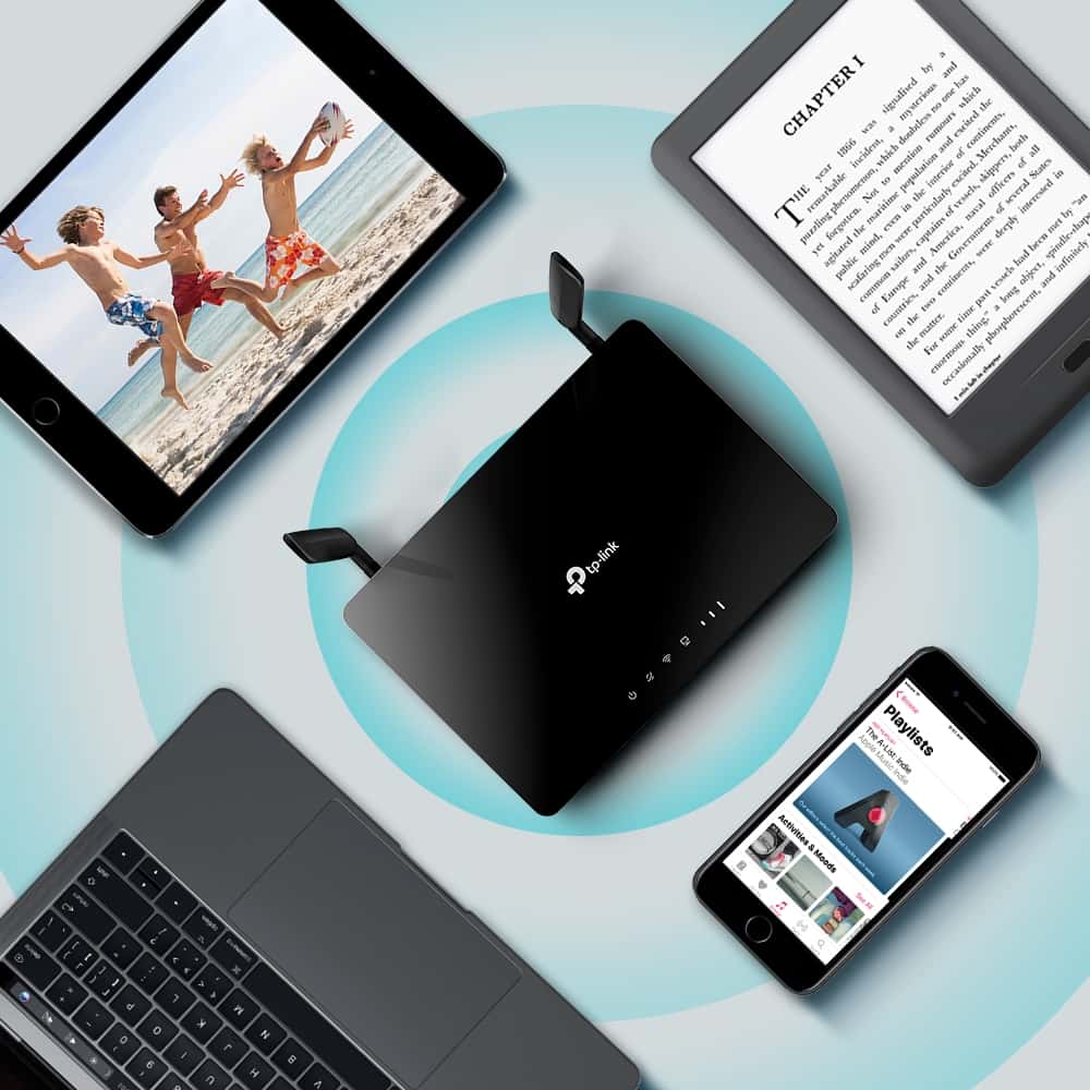 tp-link Archer MR402 AC1200 Wireless Dual Band 4G LTE Router, 300 Mbps on 2.4 GHz and 867 Mbps on 5 GHz thumbnail 6