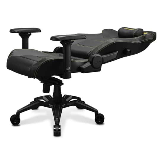 COUGAR ARMOR EVO Royal Gaming Chair, Magnetic neck pillow memory foam, Breathable PVC leather, Full steel frame for sturdy support, 4D adjustable armrest, 5-star base and extra-size wheels, Support up to 160kg, Black | 3MEVOGLB.0001 thumbnail 3