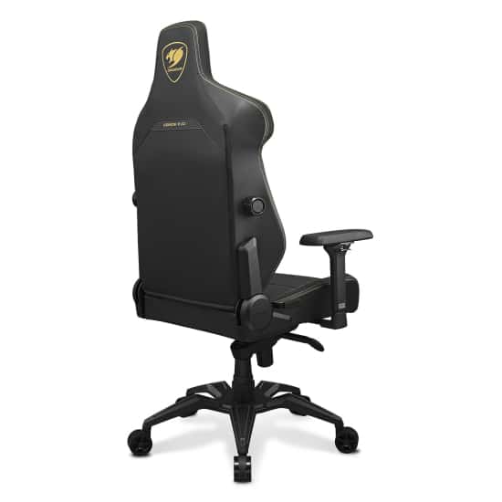 COUGAR ARMOR EVO Royal Gaming Chair, Magnetic neck pillow memory foam, Breathable PVC leather, Full steel frame for sturdy support, 4D adjustable armrest, 5-star base and extra-size wheels, Support up to 160kg, Black | 3MEVOGLB.0001 thumbnail 4