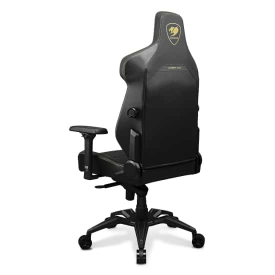 COUGAR ARMOR EVO Royal Gaming Chair, Magnetic neck pillow memory foam, Breathable PVC leather, Full steel frame for sturdy support, 4D adjustable armrest, 5-star base and extra-size wheels, Support up to 160kg, Black | 3MEVOGLB.0001 thumbnail 5