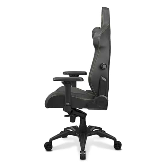 COUGAR ARMOR EVO Royal Gaming Chair, Magnetic neck pillow memory foam, Breathable PVC leather, Full steel frame for sturdy support, 4D adjustable armrest, 5-star base and extra-size wheels, Support up to 160kg, Black | 3MEVOGLB.0001 thumbnail 6