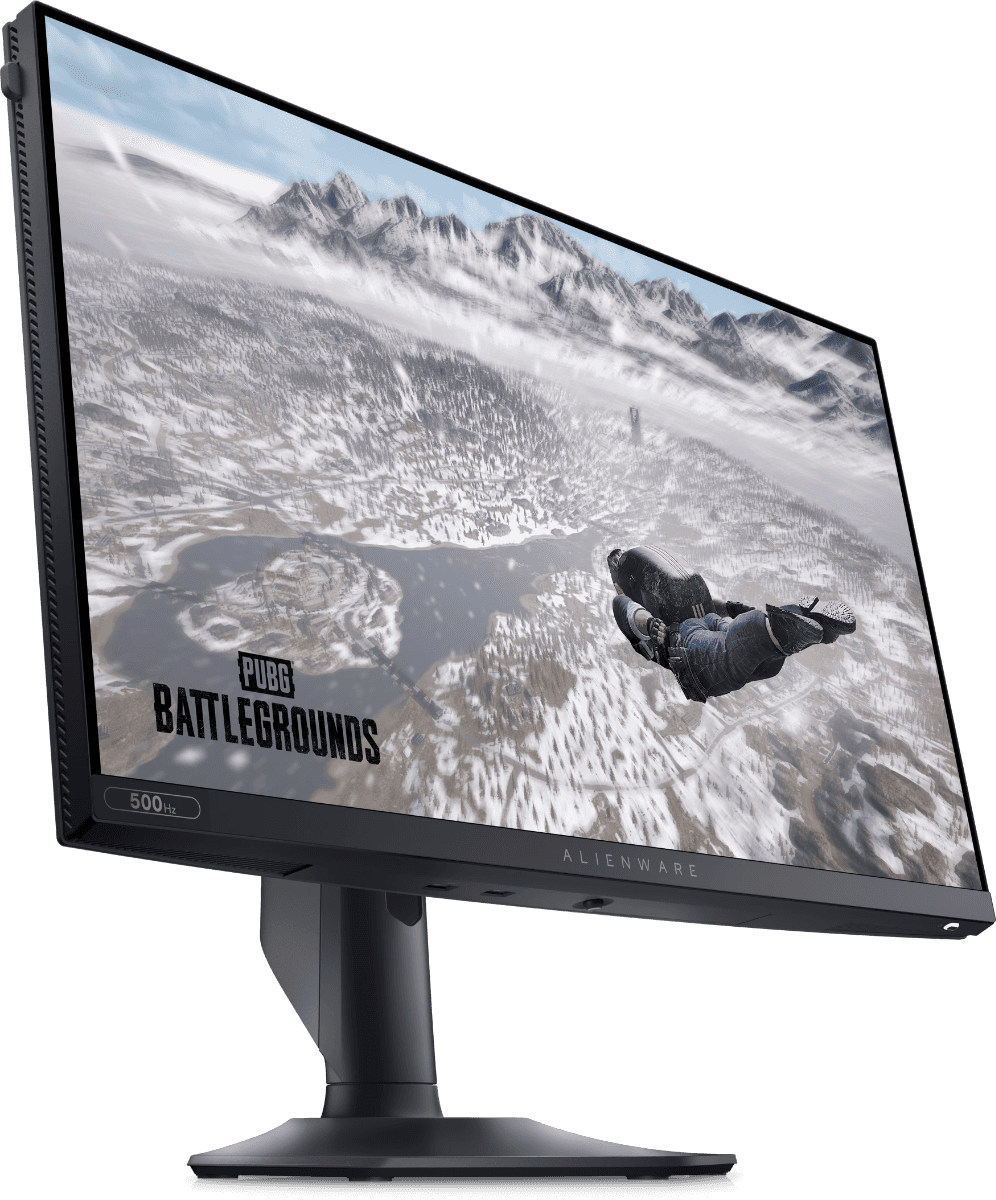 Dell AW2524HF Alienware 500Hz Gaming Monitor, 24.5" Full HD (1080p) 1920 x 1080 (DisplayPort(OC): 500 Hz, 1 ms, Fast IPS, 99% sRGB, USB 3.2 Gen 1 hub, Adaptive Sync, AMD FreeSync Premium, swivel, tilt, Flicker Free technology, Low Blue Light | 210-BJWS thumbnail 1