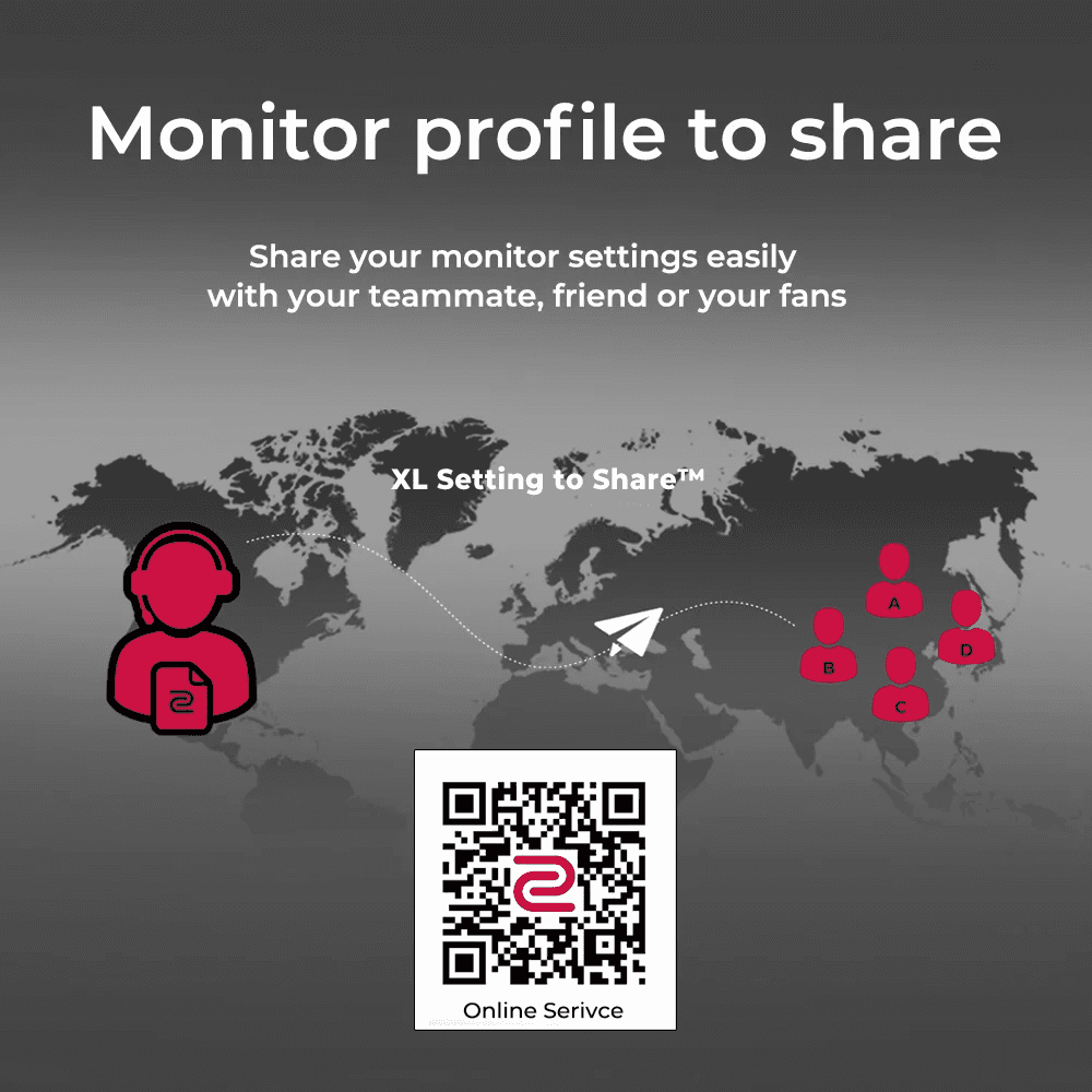 BenQ Zowie XL2746K DyAc+ 27'' FHD TN Gaming Monitor, For Esports, 1920 x 1080 Resolution, 240Hz Refresh Rate, with 0.5ms Response Time, 16:9 Aspect Ratio, HDMI 2.0 / DisplayPort 1.2 Inputs | XL2746K thumbnail 8