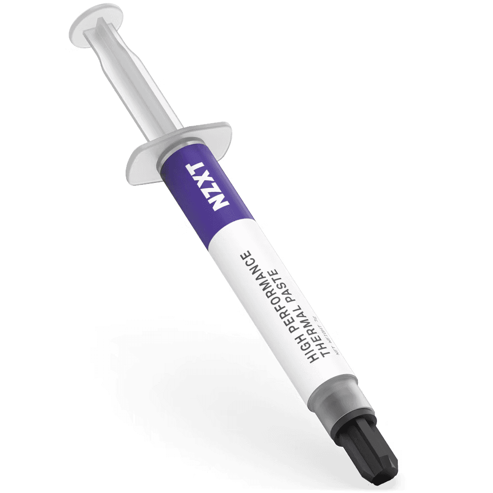 NZXT High-performance Thermal Paste (3g), Excellent thermal conductivity performance, Non-electrically conductive and non-curing which prevents short-circuiting, Easy to apply and clean, Versatile uses (CPU, GPU) Long life span | BA-TP003-01 thumbnail 3
