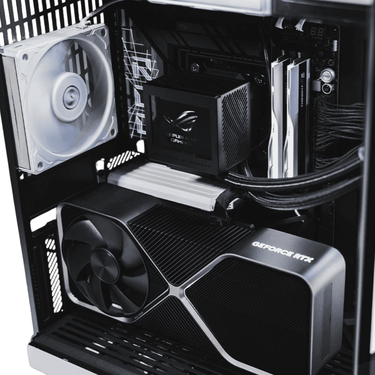  Y70 PC Built Gaming PC- Intel Core i9-14900KS, Aorus NVIDIA RTX 4090 24GB, 64GB DDR5 RAM 6400MHz (2x32GB ), 4TB SSD Gen 4, 1000W 80+ Gold PSU, 360mm Liquid Cooler, Wi-Fi + BT  thumbnail 2