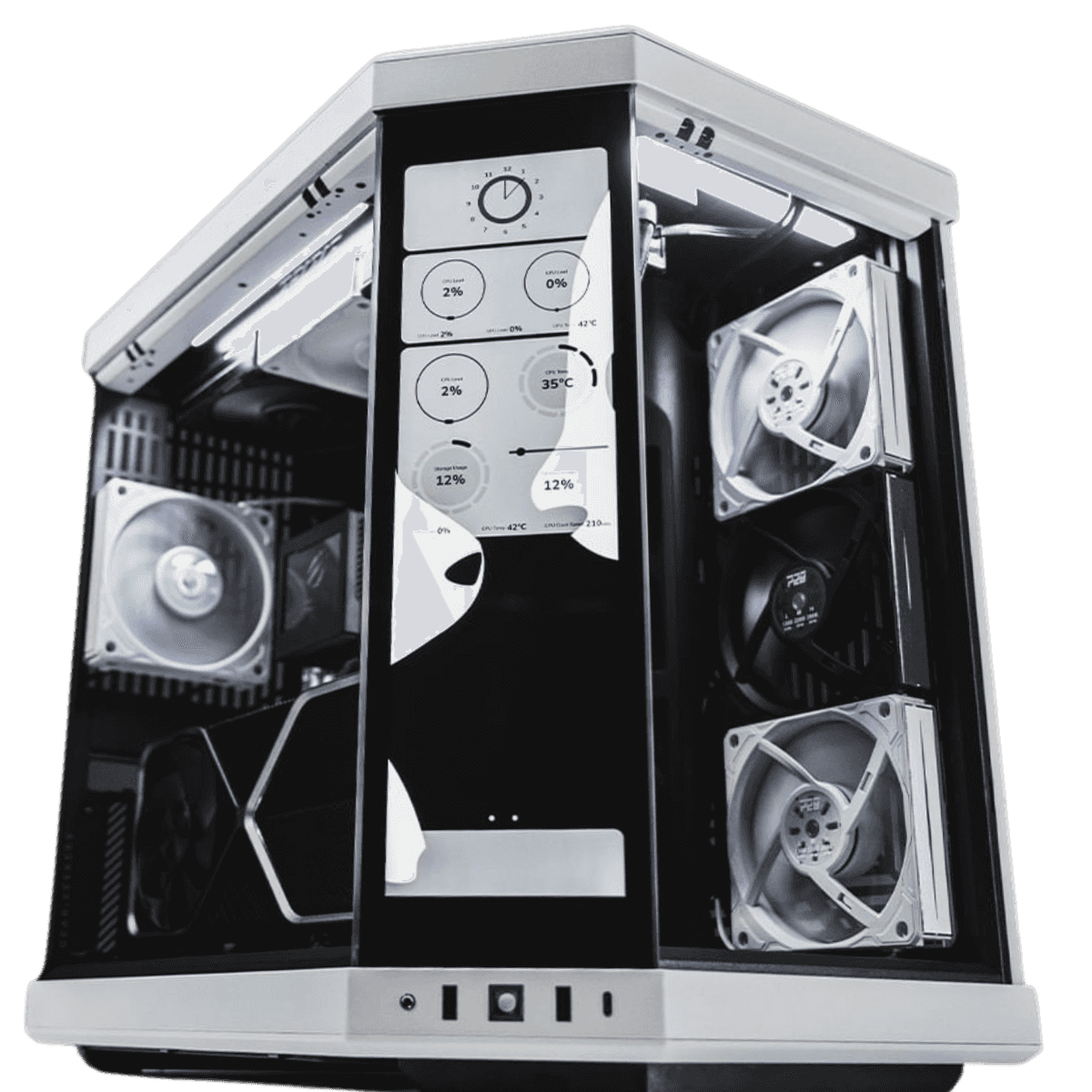  Y70 PC Built Gaming PC- Intel Core i9-14900KS, Aorus NVIDIA RTX 4090 24GB, 64GB DDR5 RAM 6400MHz (2x32GB ), 4TB SSD Gen 4, 1000W 80+ Gold PSU, 360mm Liquid Cooler, Wi-Fi + BT  thumbnail 3