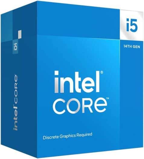 Intel Core i5 processor 14400 20M Cache up to 4.70 GHz, 10 Cores,  Up to DDR5 4800 MT/s, LGA1700 ,Thread Director, Gaussian & Neural Accelerator, Speed Shift Technology, OS Guard | BX8071514400 thumbnail 1
