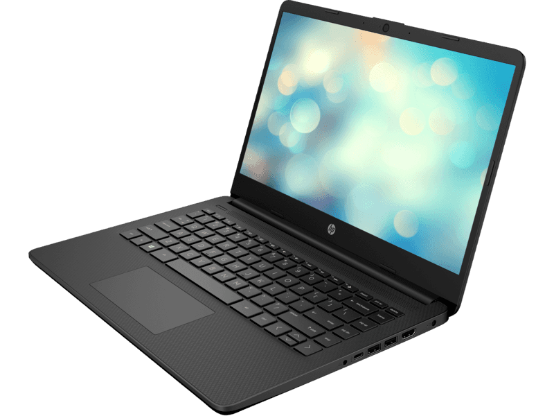 HP 14S-DQ5011NIA 14" HD Display Laptop, 12th Gen Intel Core i5-1235U 3.3Ghz, 8GB DDR4 RAM, 512GB SSD, Intel Iris Xe Graphics, DOS, Black | 6G5K4EA#BH5 thumbnail 1