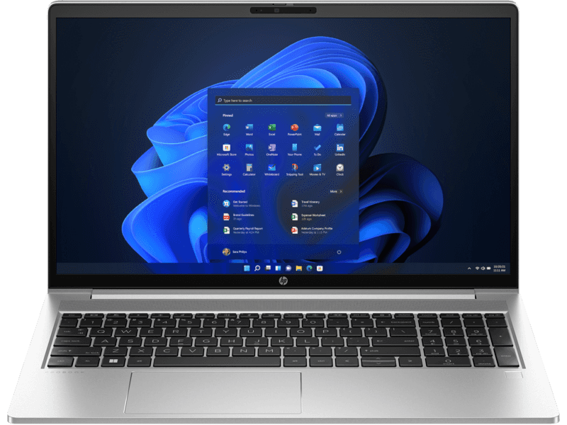 HP ProBook 450 G10 Laptop, 15.6" FHD 1920 x 1080 Display, Intel Core i7-1355U Processor, 8GB RAM, 512GB SSD, Intel UHD Graphics, ENG-ARAB Keyboard, Shared DOS, Silver | 85D06EA#BH5 thumbnail 4