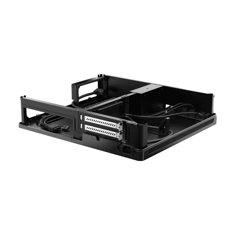 Fractal Design Node 202 Black Mini ITX Computer Case, 377 x 82 x 330 mm, 3x Dust filters (CPU, GPU & PSU), Total fan mounts 2x 120 mm in graphics card chamber, 2 x Expansion slots, SFX PSUs up to 130 mm long | CA-NODE-202-BK thumbnail 5