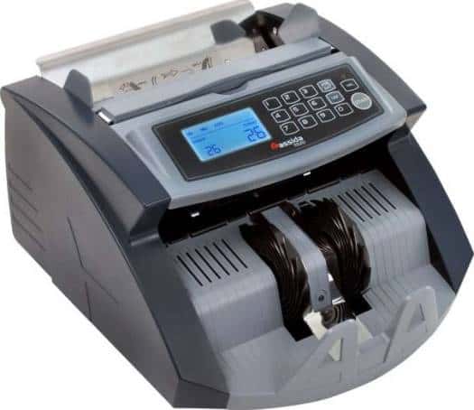 Cassida 5520 UVMG: Money Counter with UV/MG/IR Counterfeit Detection, Bill Counting Machine w/ ValuCount, Add and Batch Modes, Large LCD Display & Fast Counting Speed 1,300 Notes/Minute, AED,USD,EUR,etc. | 5520 thumbnail 1