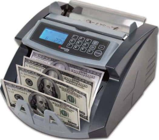 Cassida 5520 UVMG: Money Counter with UV/MG/IR Counterfeit Detection, Bill Counting Machine w/ ValuCount, Add and Batch Modes, Large LCD Display & Fast Counting Speed 1,300 Notes/Minute, AED,USD,EUR,etc. | 5520 thumbnail 2