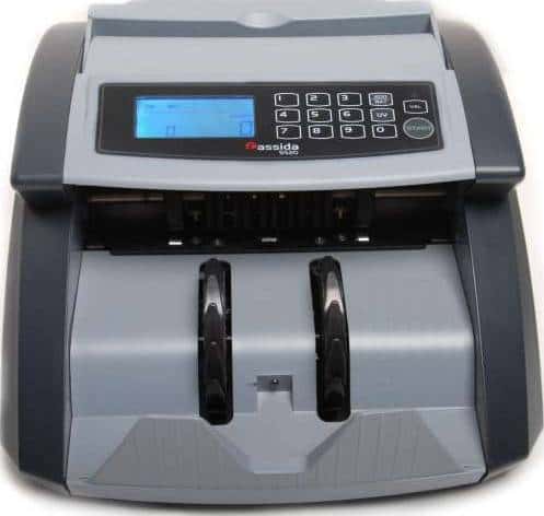 Cassida 5520 UVMG: Money Counter with UV/MG/IR Counterfeit Detection, Bill Counting Machine w/ ValuCount, Add and Batch Modes, Large LCD Display & Fast Counting Speed 1,300 Notes/Minute, AED,USD,EUR,etc. | 5520 thumbnail 3