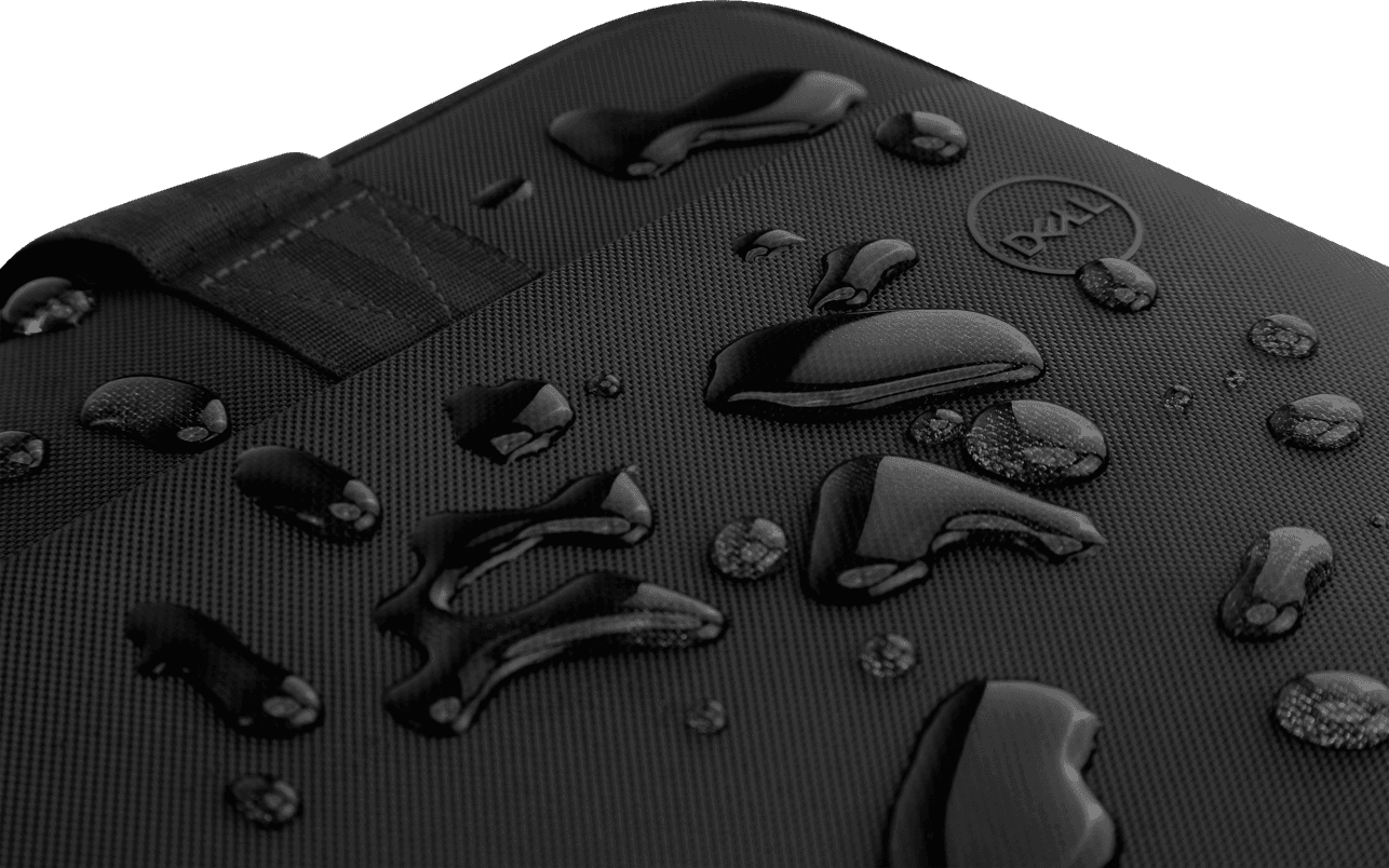 Dell EcoLoop Pro Briefcase 15, 840D fabric, 4.3 in x 11.4 in, Fits most Dell screen sizes up to 15.6",  100% recycled ocean-bound plastic, Weather-resistant, adjustable shoulder strap, luggage pass through, reflective accent thumbnail 6