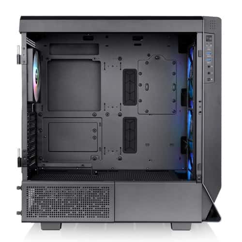Thermaltake Ceres 500 TG ARGB Mid Tower ATX Case, 4x Pre-installed CT140 ARGB Fans, up to a 420mm Radiator, Mobo Upto (E-ATX), Black | CA-1X5-00M1WN-00 thumbnail 5