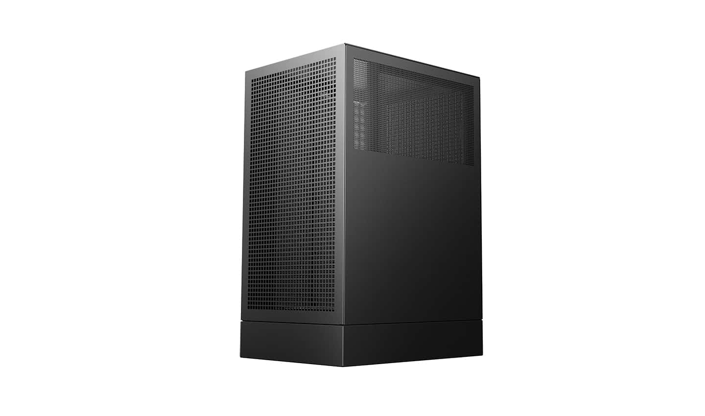 Deepcool CH170 DIGITAL Vertical M-ITX Case, With Screen, Full Mesh panel, Supports Upto Mini-ITX Motherboard, 305mm GPU, 240mm Cooler, ATX PSU, Black | R-CH170-BKNPI0D-G-1 thumbnail 4