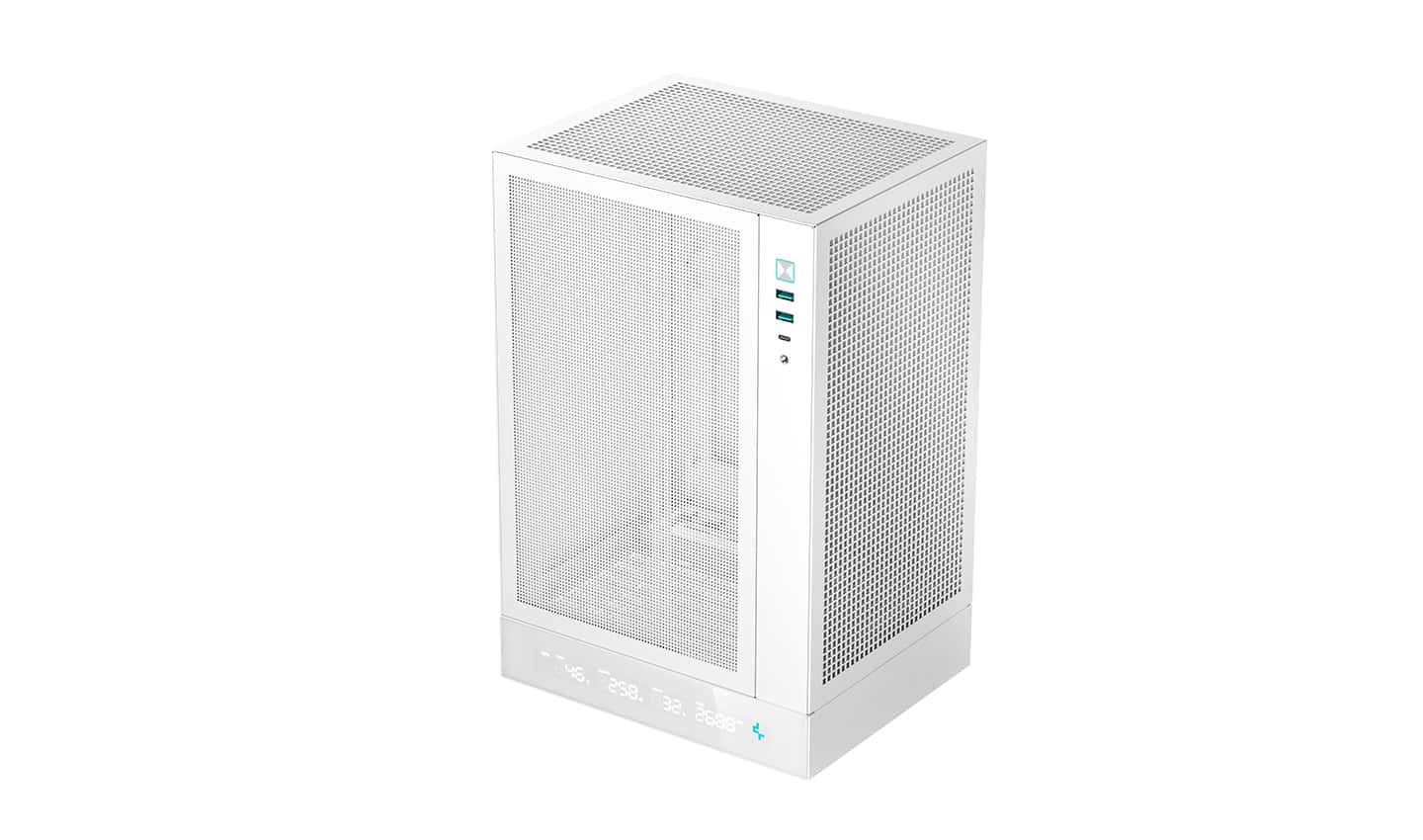 Deepcool CH170 DIGITAL Vertical M-ITX Case, With Screen, Full Mesh panel, Supports Upto Mini-ITX Motherboard, 305mm GPU, 240mm Cooler, ATX PSU, White | R-CH170-WHNPI0D-G-1 thumbnail 3