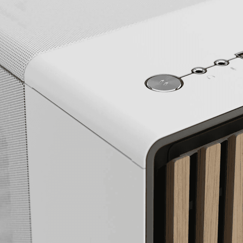 Fractal Design North Chalk White Tint Gaming Case, Temp Glass Side Panel, Support Up to 360mm Radiator &amp; 6x120mm Fans, 2 x 2.5/3.5" Drive Bays, USB-C 3.1 Gen 2, 2 x USB-A 3.1 | FD-C-NOR1C-03 thumbnail 5