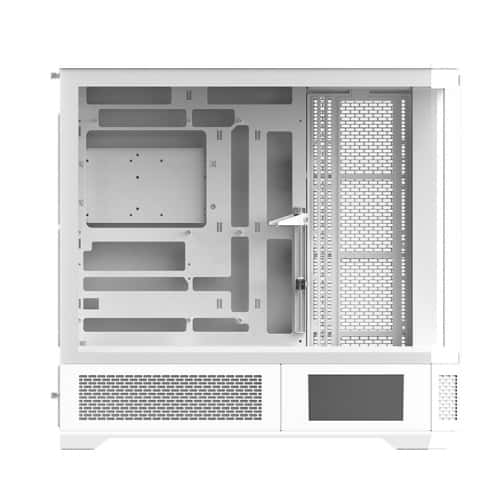 Thermaltake View 600 TG Snow Full Tower E-ATX case, up to ten 120/140mm fans & 360mm/420mm radiators, built-in GPU bracket, Compatible Hidden-connector Motherboards | CA-11H-00F6WN-00 thumbnail 2